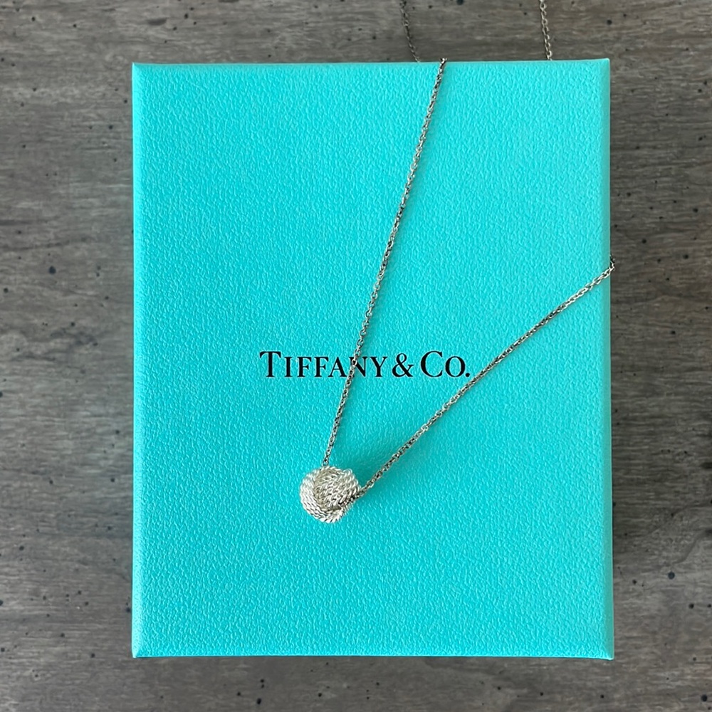 Sterling Silver Tiffany&Co Twist Knot Pendant